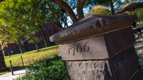 pillar with the word 1766