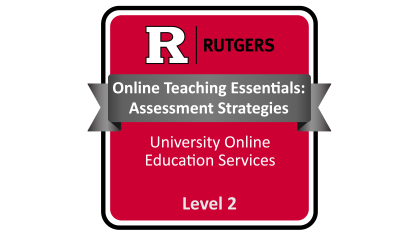 Badge for Assessment Strategies Course