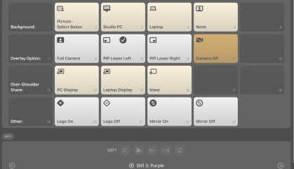 screenshot of ipad controller
